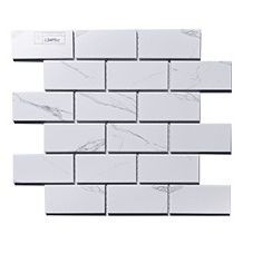 Rektangel Mosaikk Tile Backsplash